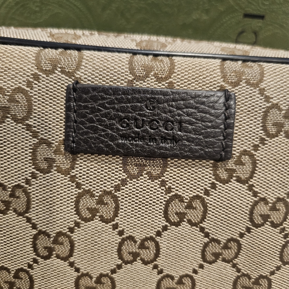 Gucci Original GG Guccissima Canvas Beige Fanny Pack Belt Bag New - Picture 4 of 13